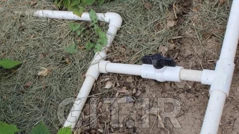 ساخت سیستم آبیاری قطره‌ای PVC برای باغ شما