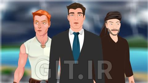 یادگیری انیمیشن کارتونی در Adobe Animate (از مقدماتی تا پیشرفته)